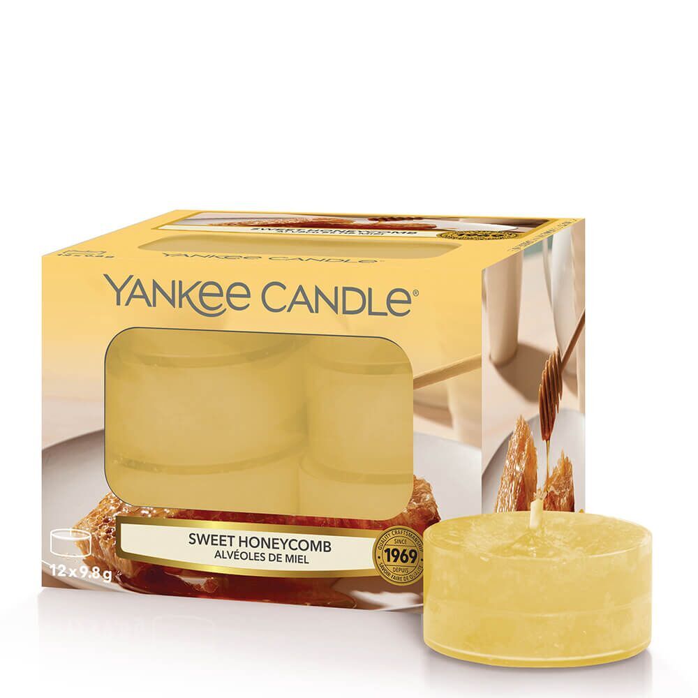 1651506E-Sweet-Honeycomb_Tealight5R77Ey0IX82sh Sweet Honeycomb 12 St Teelichte von Yankee Candle
