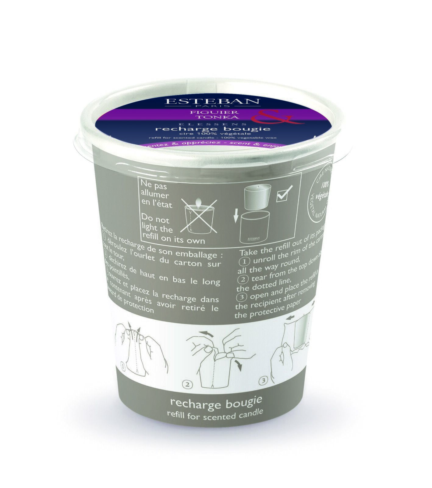 EFT-014 Feigenholz & Tonka Nachfüller für Duftkerze 170g