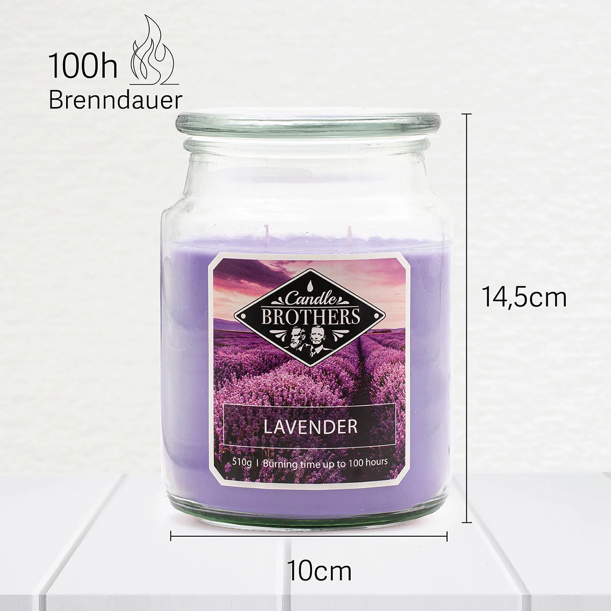 Lavender 510g Candle Brothers Duftkerze Lavender 510g Candle Brothers Duftkerze
