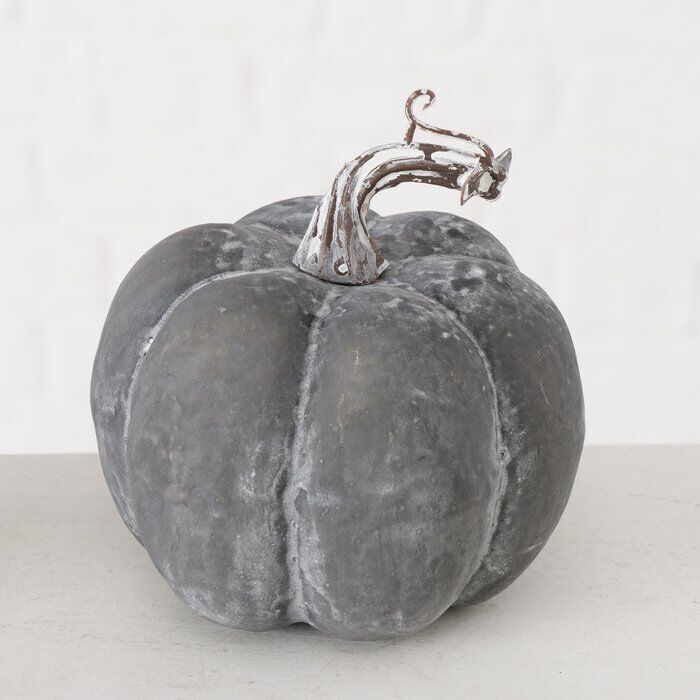 Einzelbild-GAuFPizi-large Dekokürbis Timea 11cm dunkelgrau