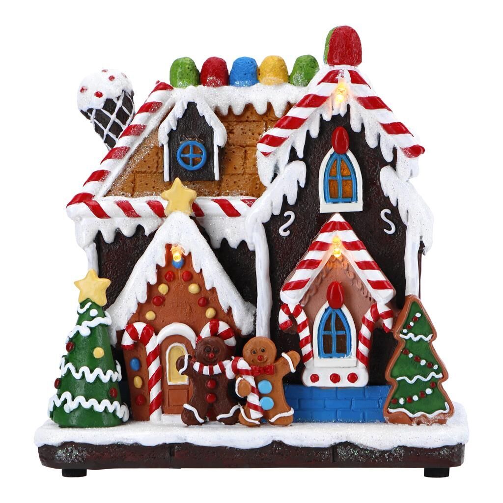 Gingerbread Lebkuchenhaus LED & Musik