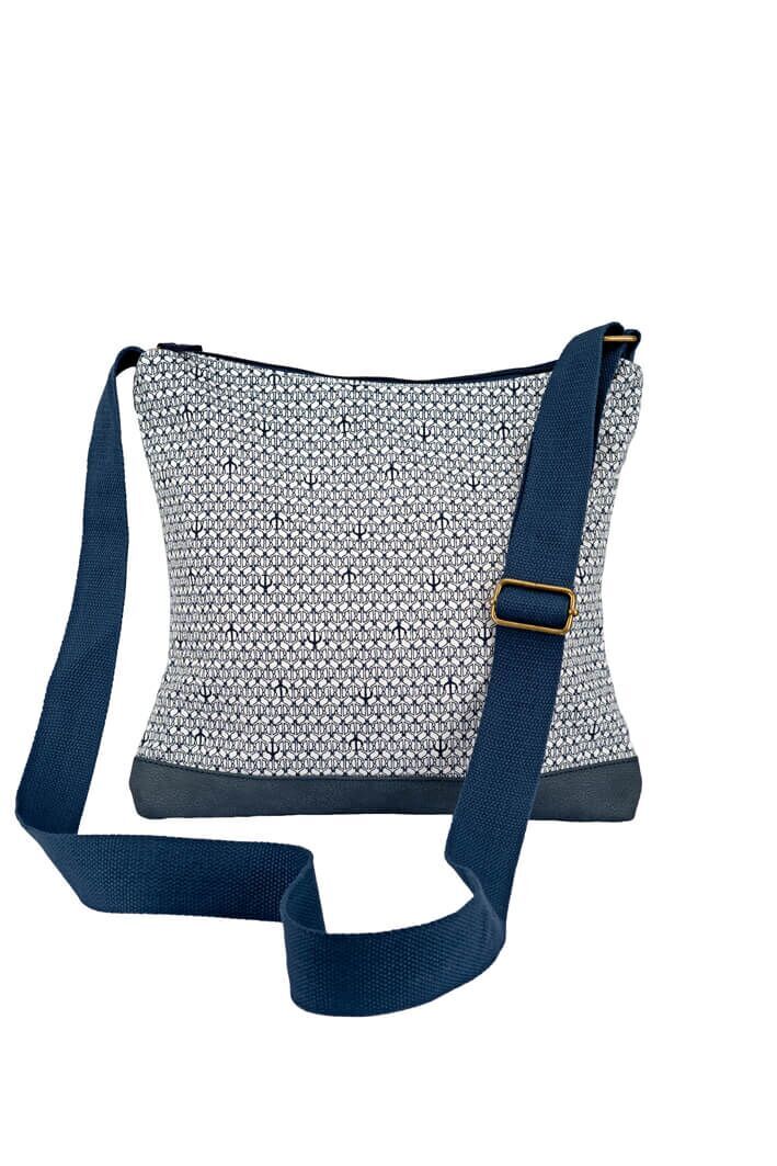 Shoulder Bag Anchor Pat weiß 600 Zubehor, Tasche, Handtasche, Leinwand, Rüstung