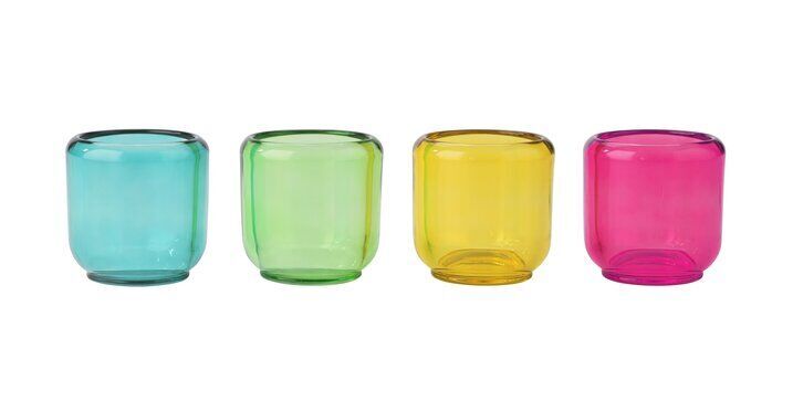 Jaquard Windlicht 4er Set 8,5cm