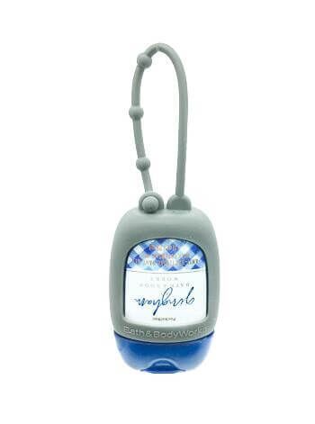 Anhänger für Hand-Desinfektionsgel - Grau mit Rückseite