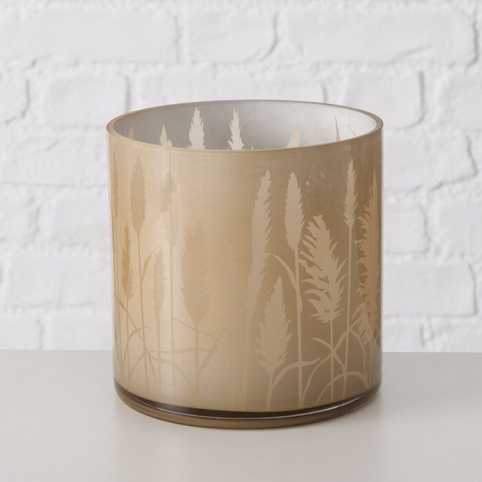 Windlicht Pampas gold15cm