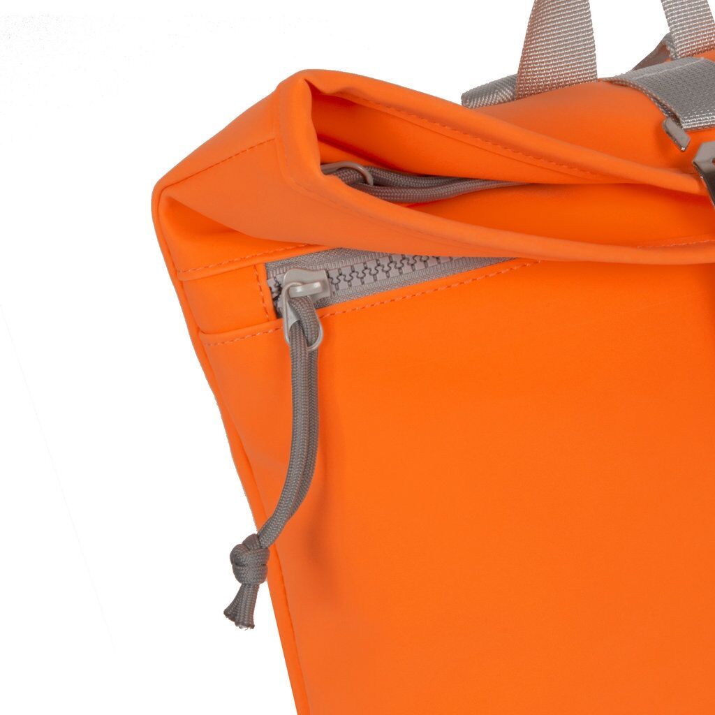 new-rebels-mart-rolltop-rucksack-orange-neon-small-6 Mart - Los Angeles Rolltop Mini Rucksack neon orange