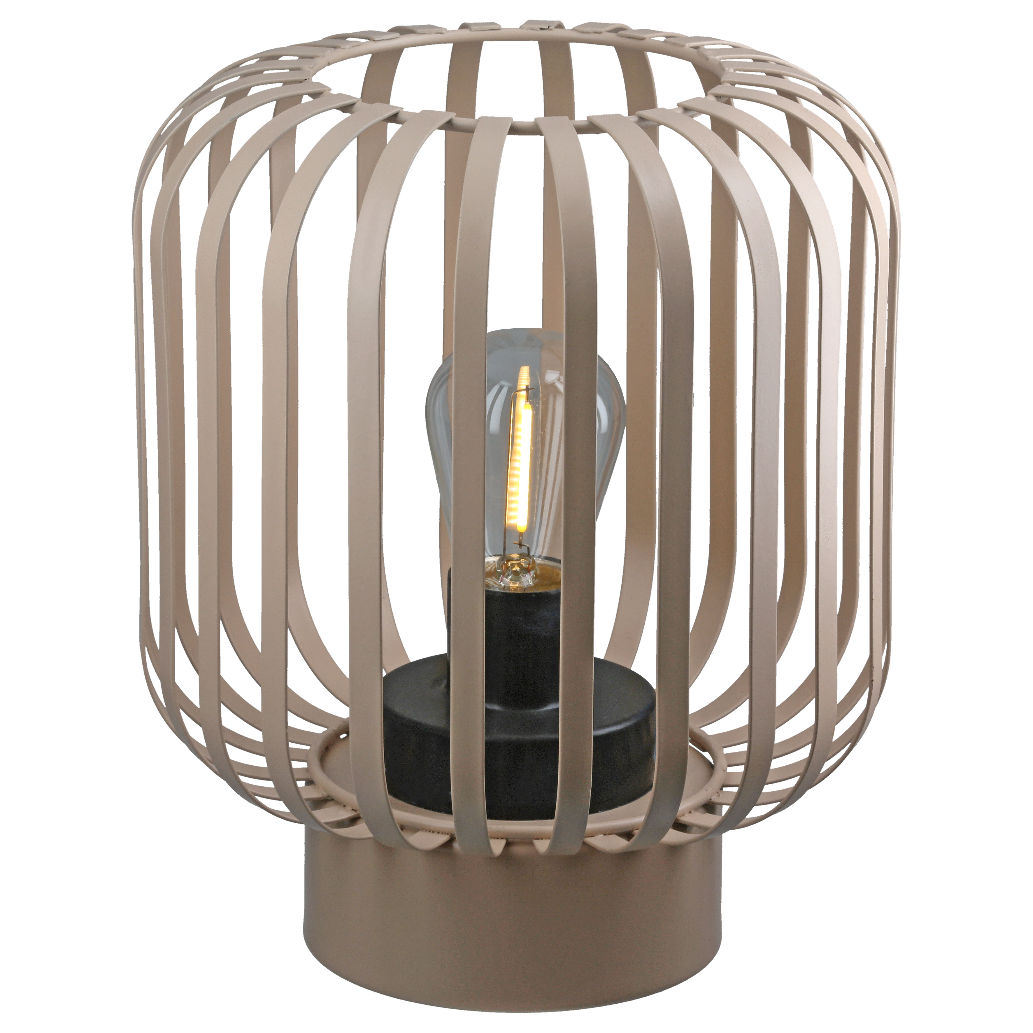 LED Windlicht Pavone beige LED Windlicht Pavone beige