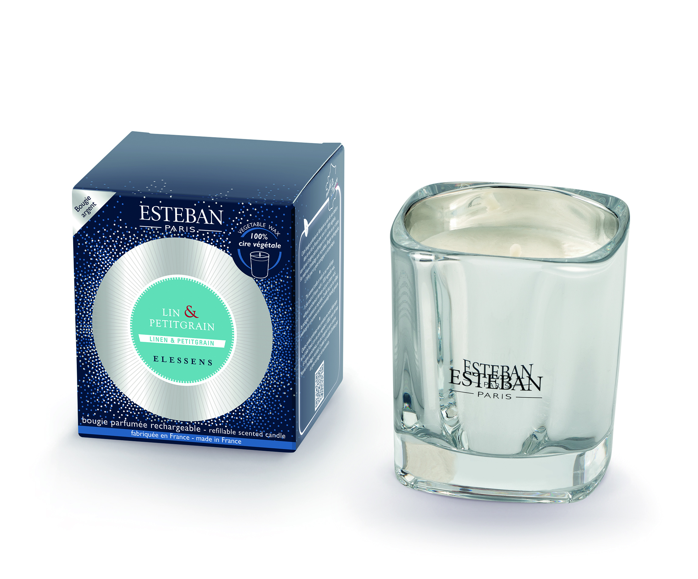 Leinen & Petitgrain Duftkerze 170g