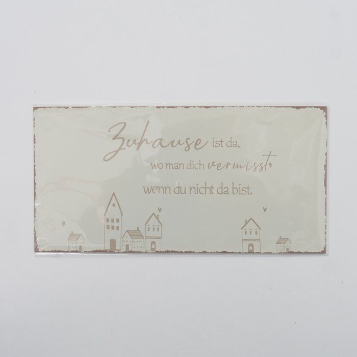 Deko Schild Nordy offwhite