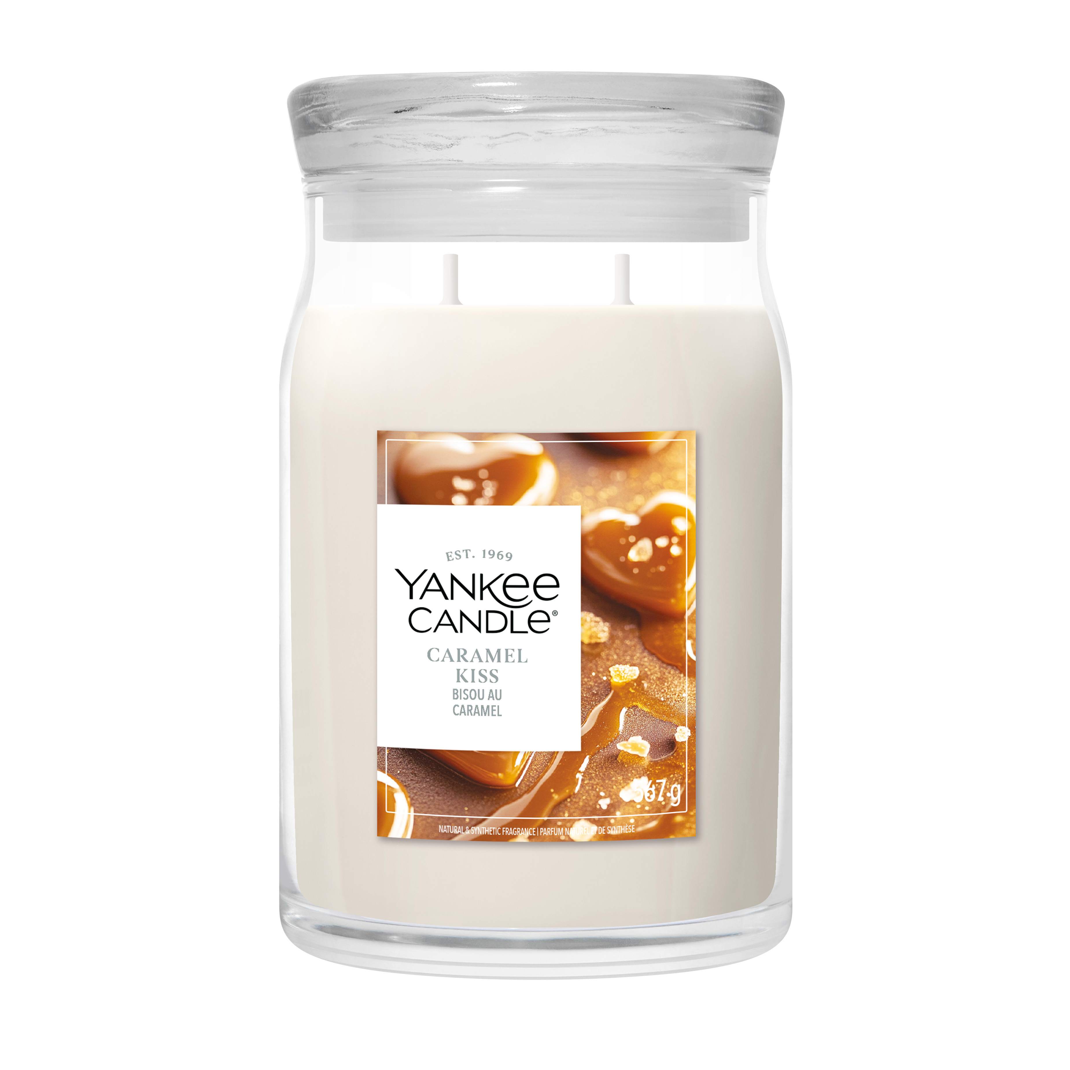 Caramel Kiss Signature Large Jar 567g 2-Docht Caramel Kiss Signature Large Jar 567g 2-Docht