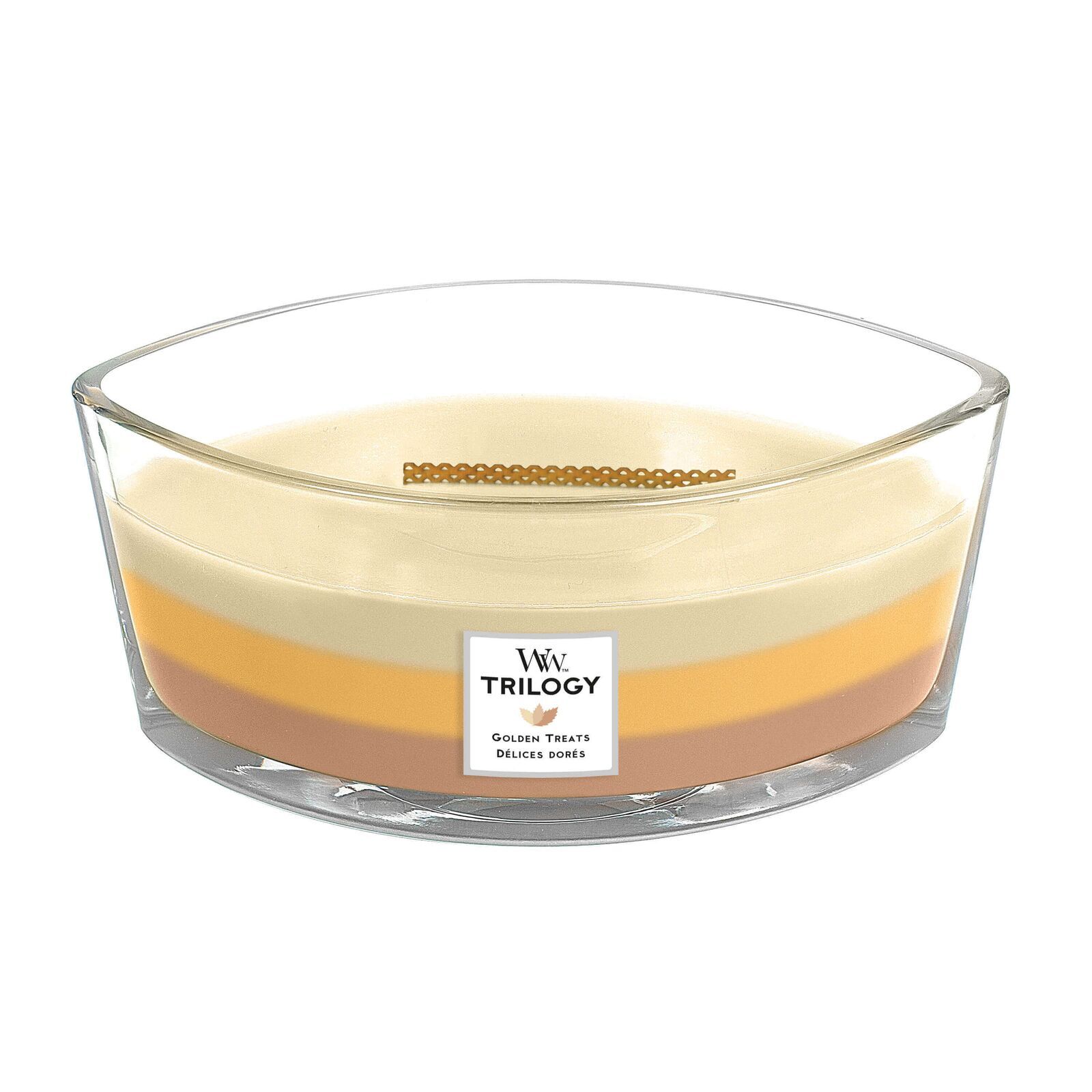 1647913E WoodWick Golden Treats (Trilogy) 454g