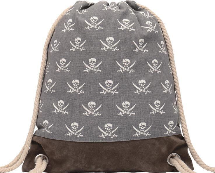Turnbeutel Piraten Grau 015