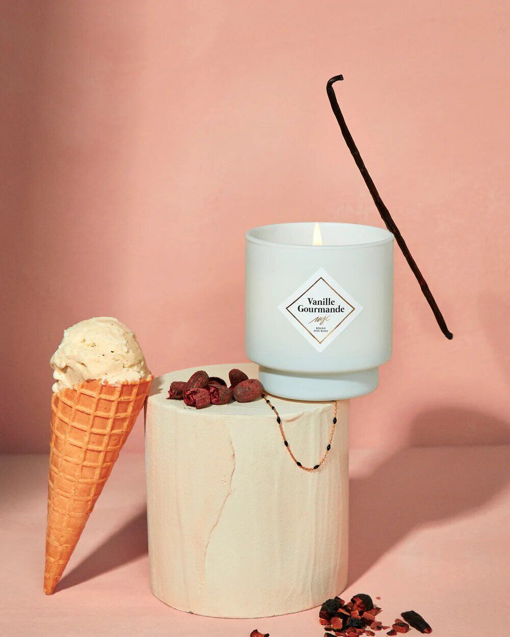 essentielles_vanille_1000x Süße Vanille - Vanille Gourmande - Armband mit cremefarbenen Perlen 200g