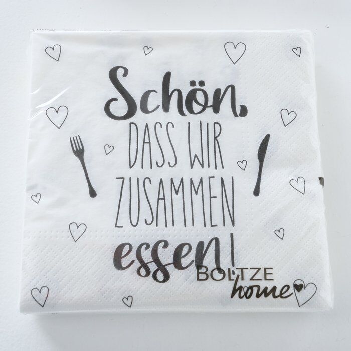 Einzelbild-c3vlNDS1-large Serviette Schön weiß 20 Stück Design 2