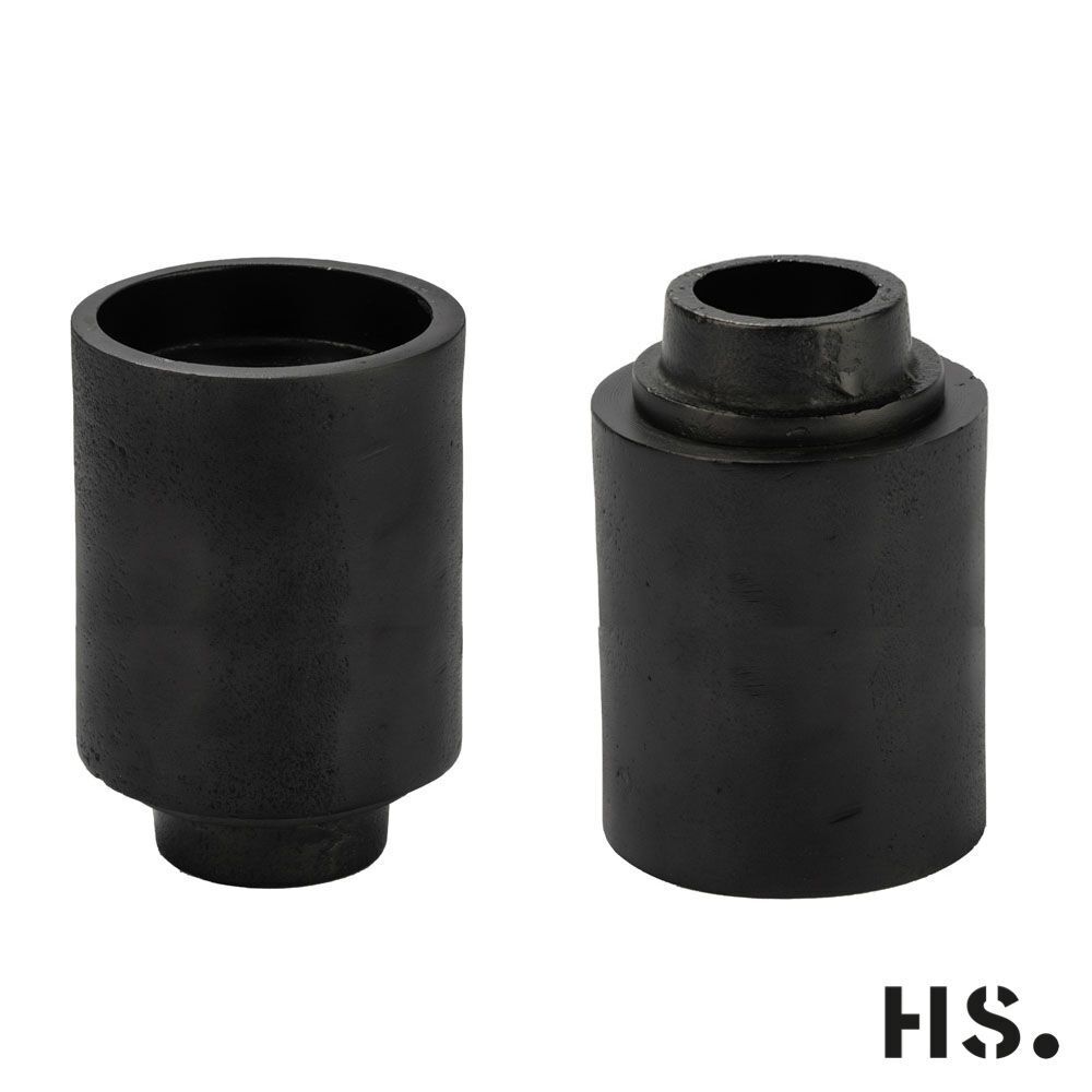 weZf9Xl8 Candle Holder Julia schwarz L