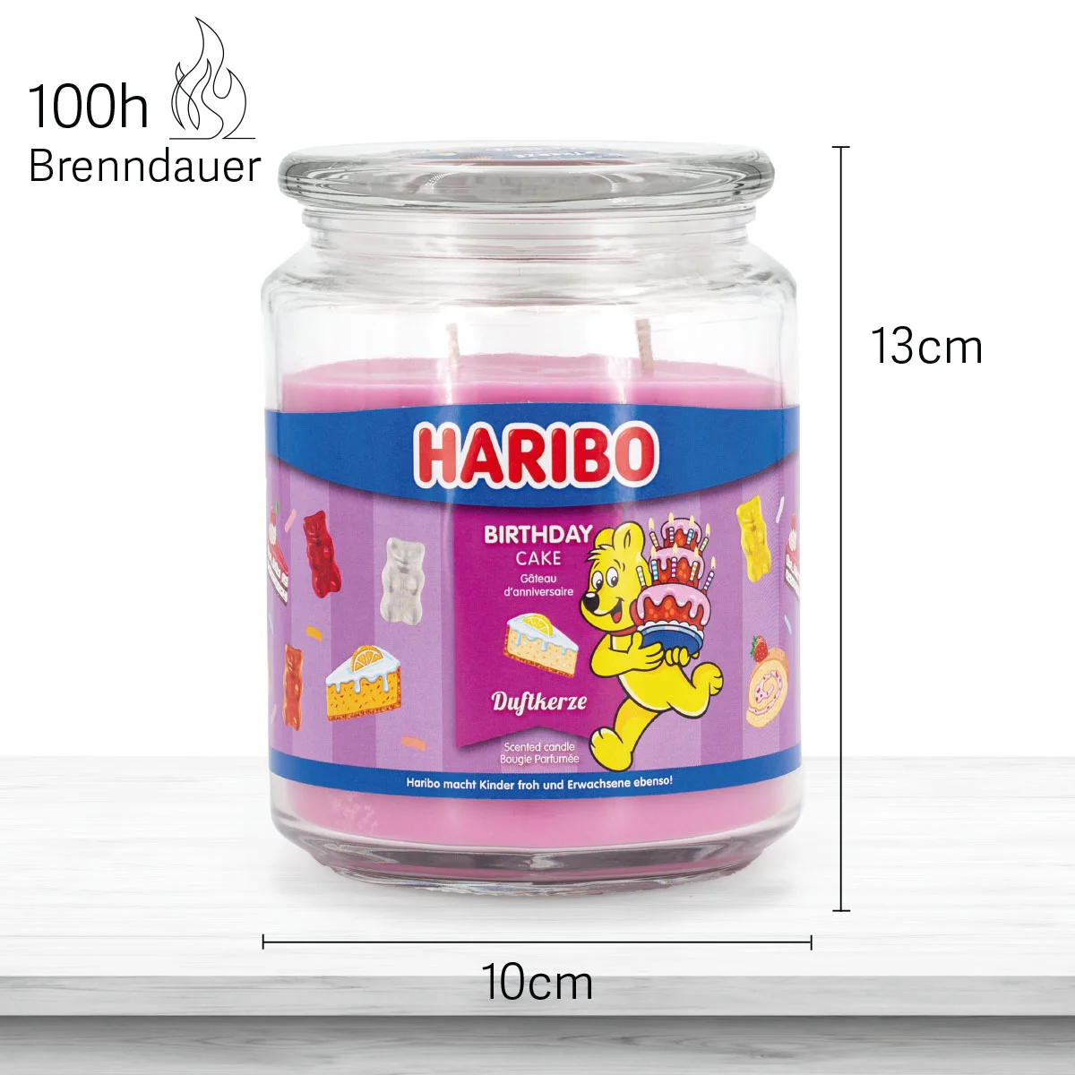 Birthday Cake 510g Haribo™ Duftkerze Birthday Cake 510g Haribo™ Duftkerze