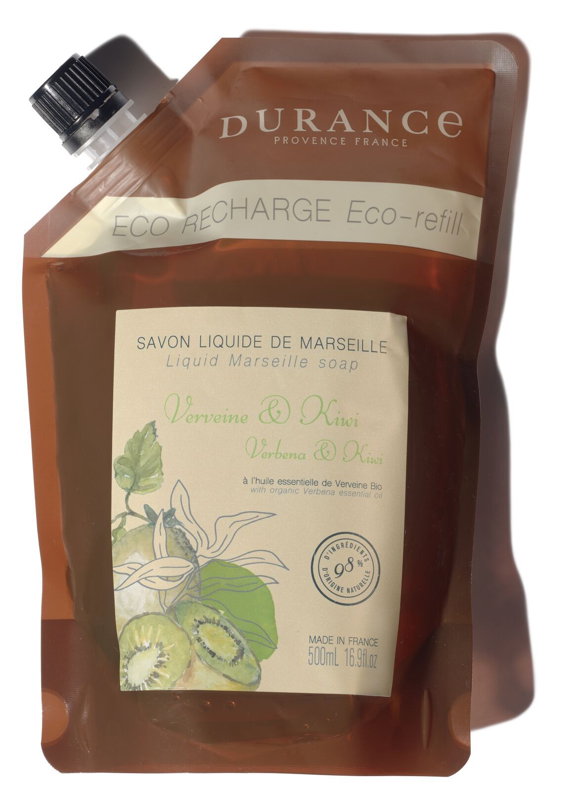 Verbene & Kiwi Marseiller Flüssigseife Nachfüller 500ml - Auslauf