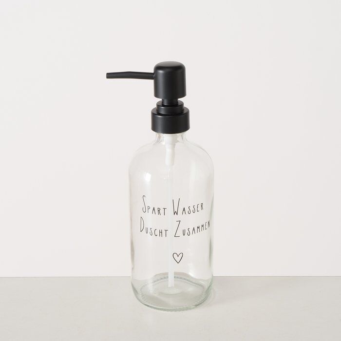 Seifenspender 500ml "Spart Wasser - Duscht zusammen"