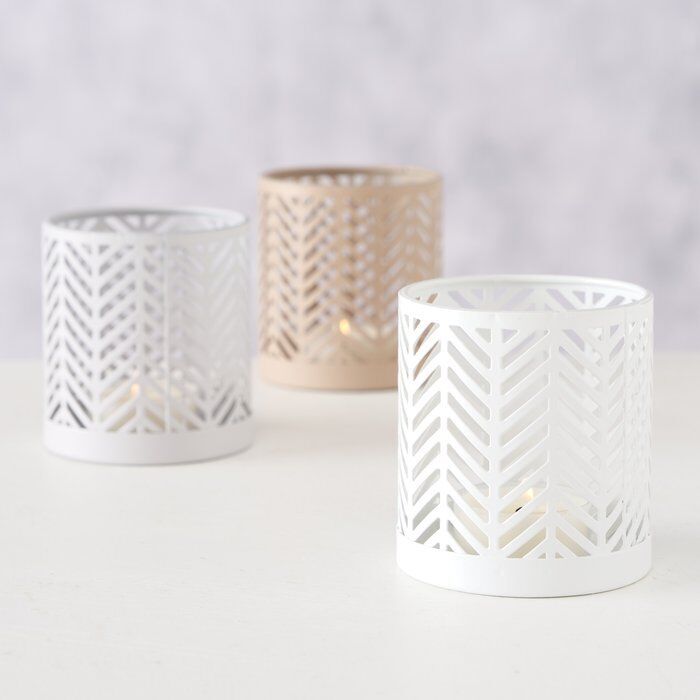 Windlicht Dunvilla 8cm grau