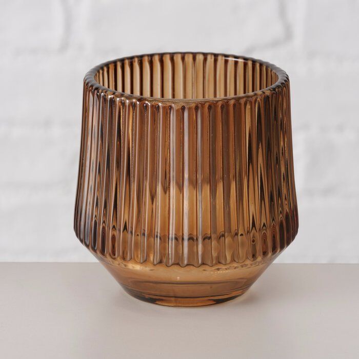 Windlicht Tiago braun 8cm