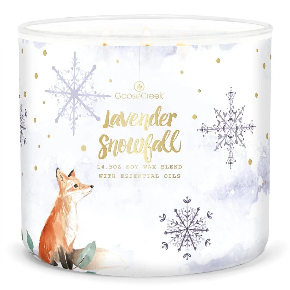 Lavender Snowfall 411g (3-Docht)