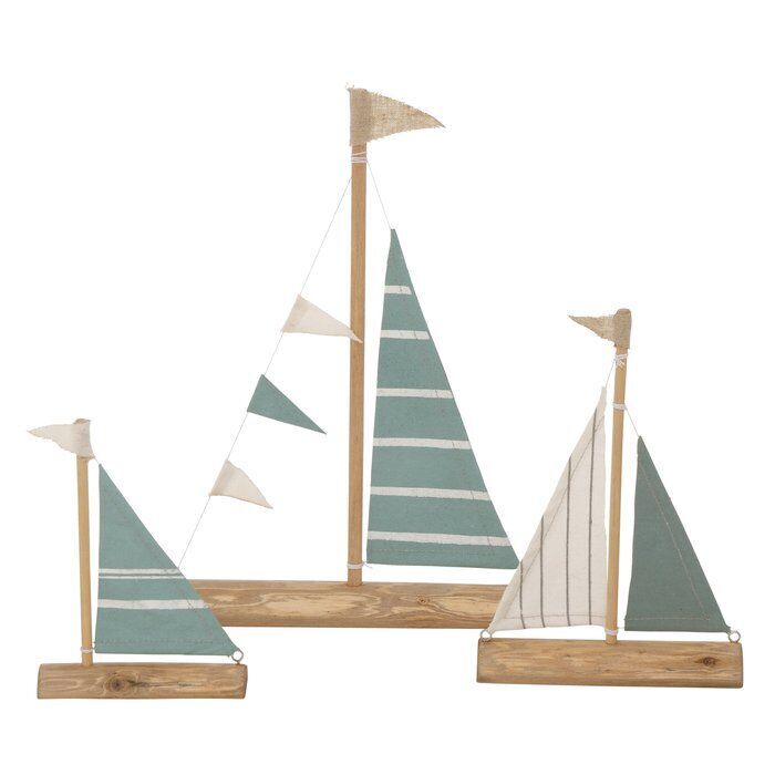 Dekoaufsteller Robinson grün 20cm