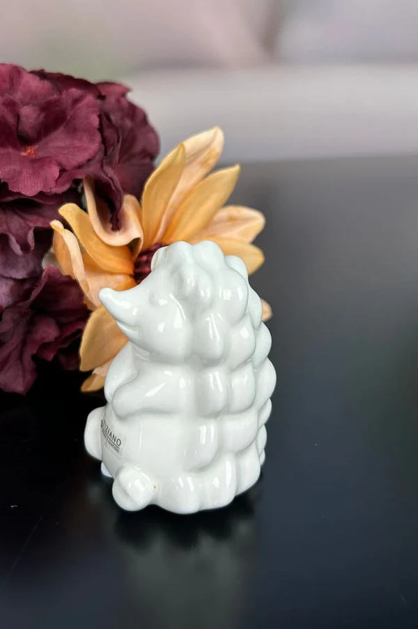 Igel Max sitzend 11cm cremeweiß