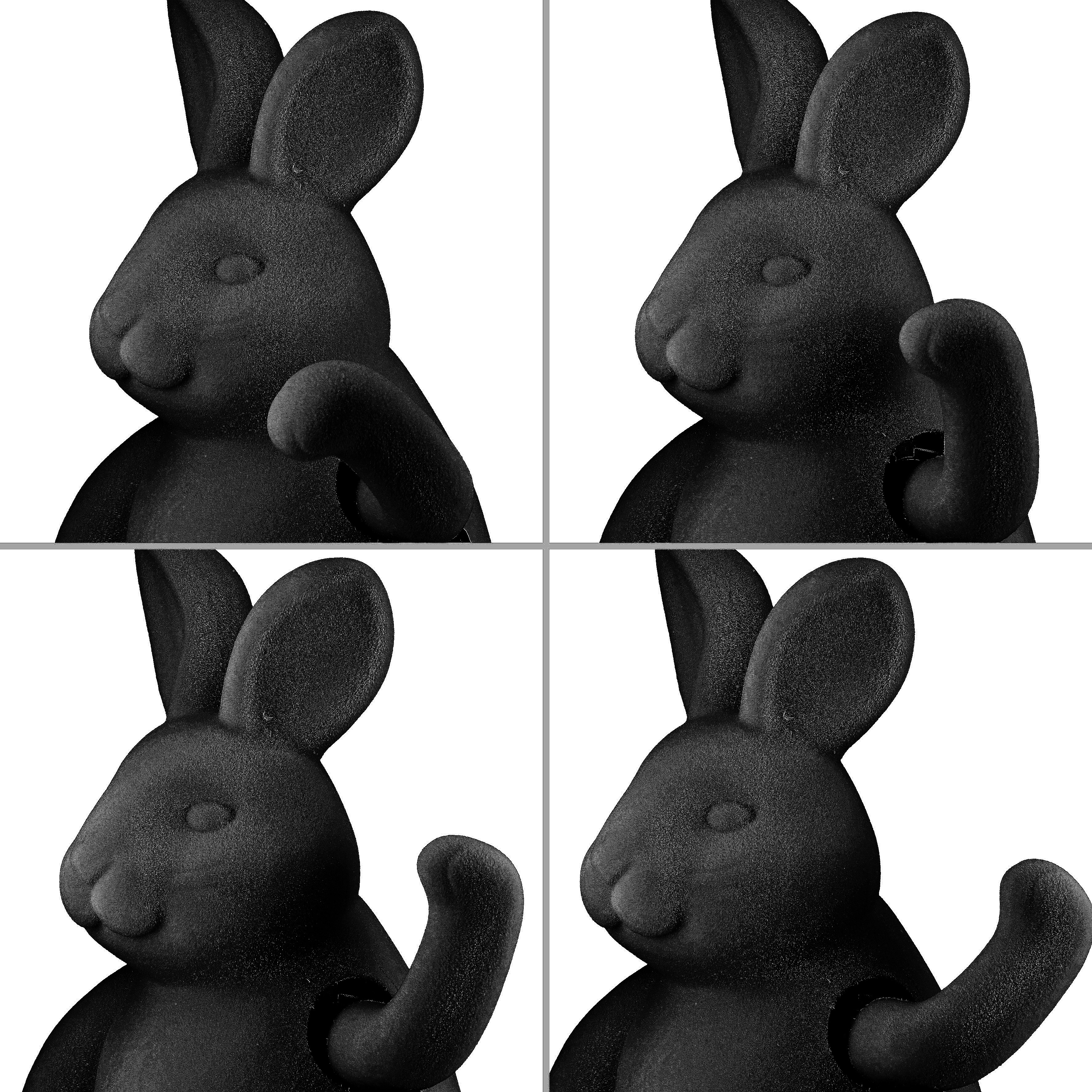 Winkehase schwarz 19cm Winkehase schwarz 19cm