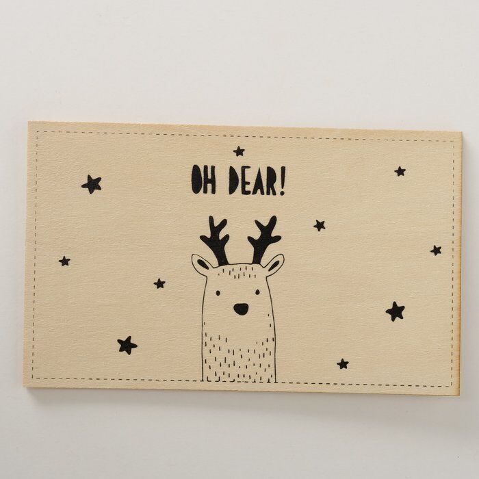 Einzelbild-Ys_Ymk2d-large Holz-Postkarte Oh Dear Variante 2