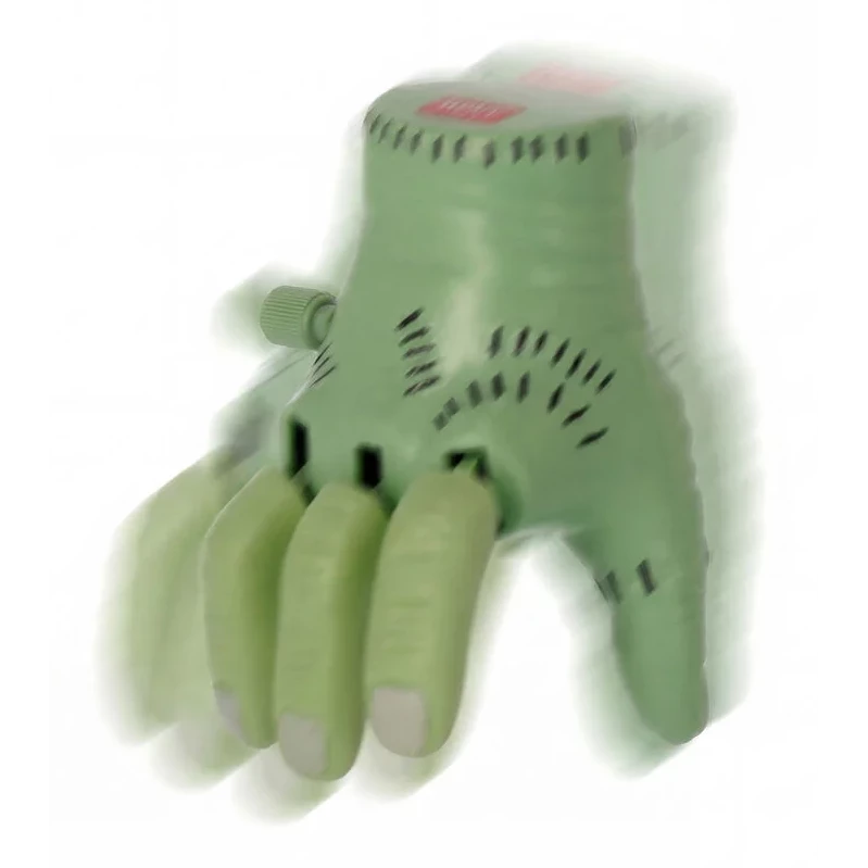Legami MINI MECHANIC HAND mit Federmechanismus in Grün grün, Handschuh, Handschuh mit Schalter, Arbeitshandschuh, Stifthut