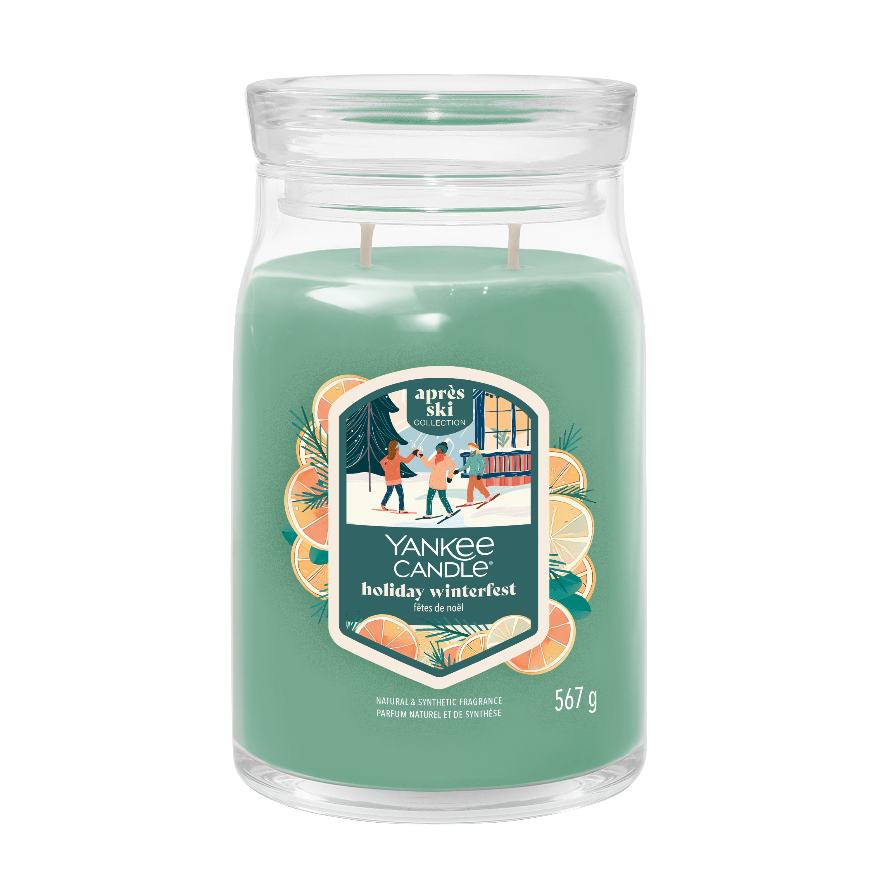 Holiday Winterfest Signature Large Jar 567g 2-Docht