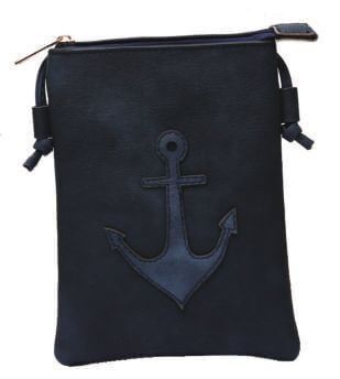 NL2020195 Veggieleder Crossbag 177-002 (Navy)