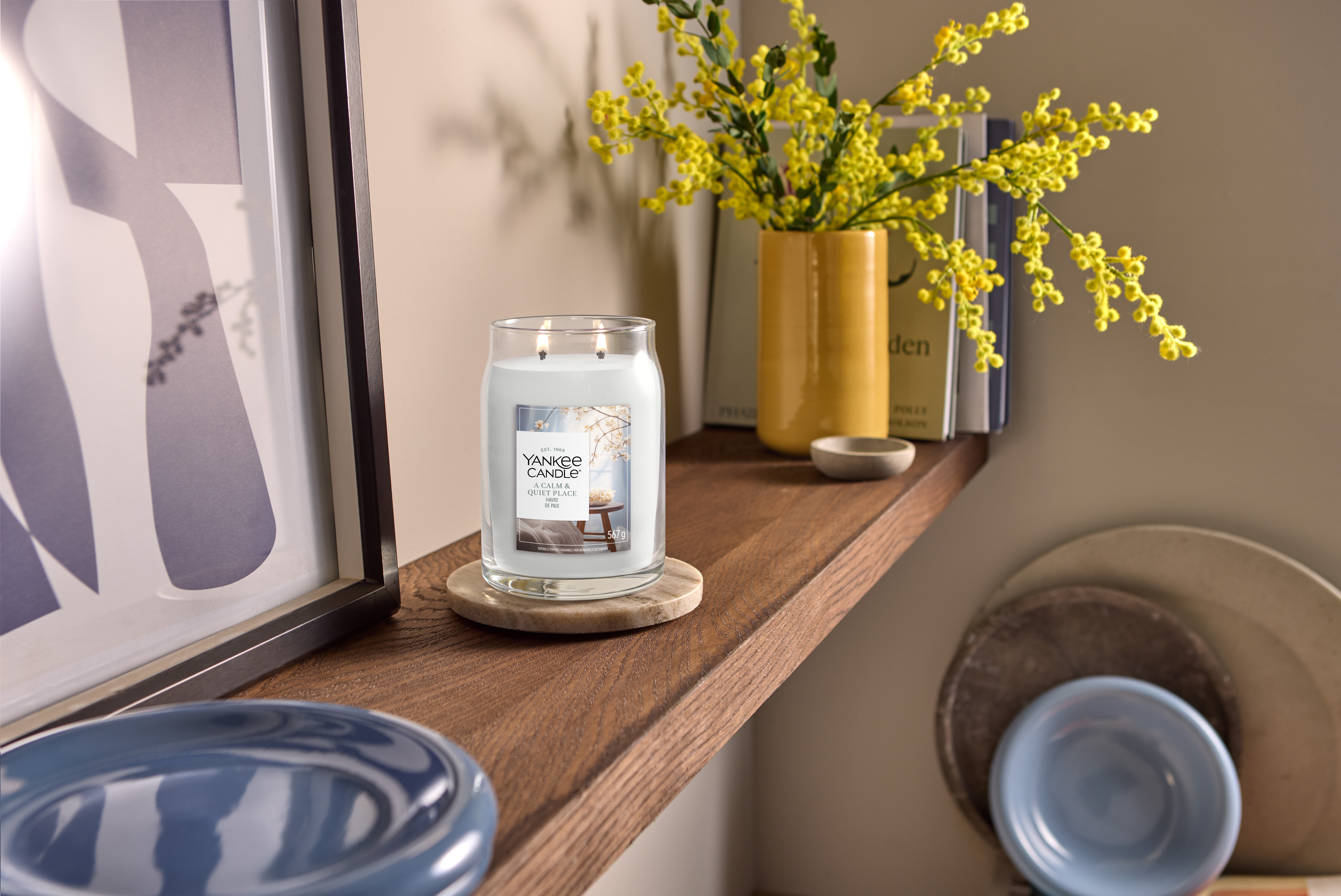 A Calm & Quiet Place Signature Large Jar 567g 2-Docht A Calm & Quiet Place Signature Large Jar 567g 2-Docht