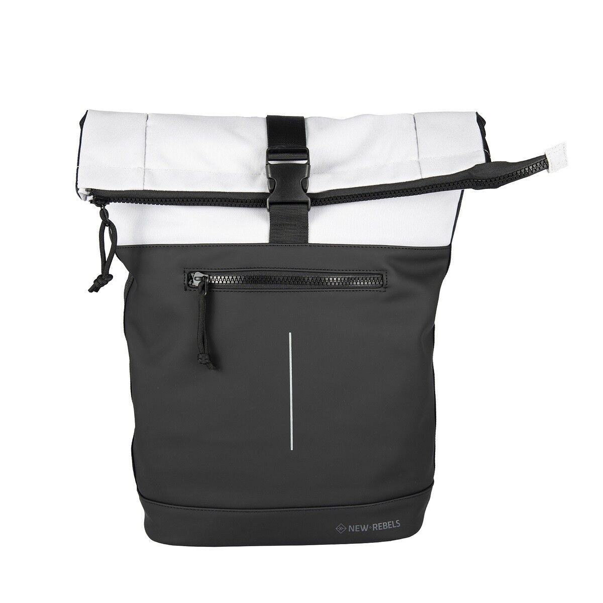 Backham - New York Rolltop Rucksack hellgrau