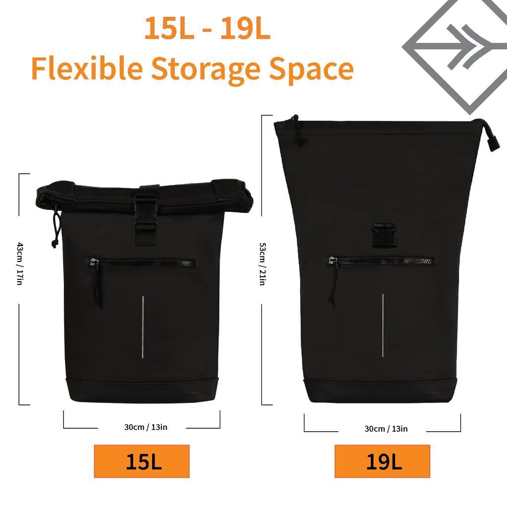 new-rebels-mart-rolltop-rucksack-schwarz-large-ii Tim - New York Rolltop Rucksack schwarz/grau