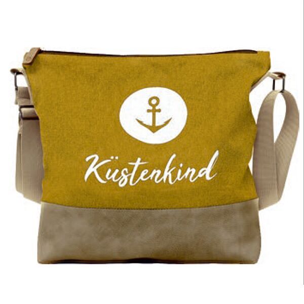 Umhängetasche 043 (Küstenkind senf)
