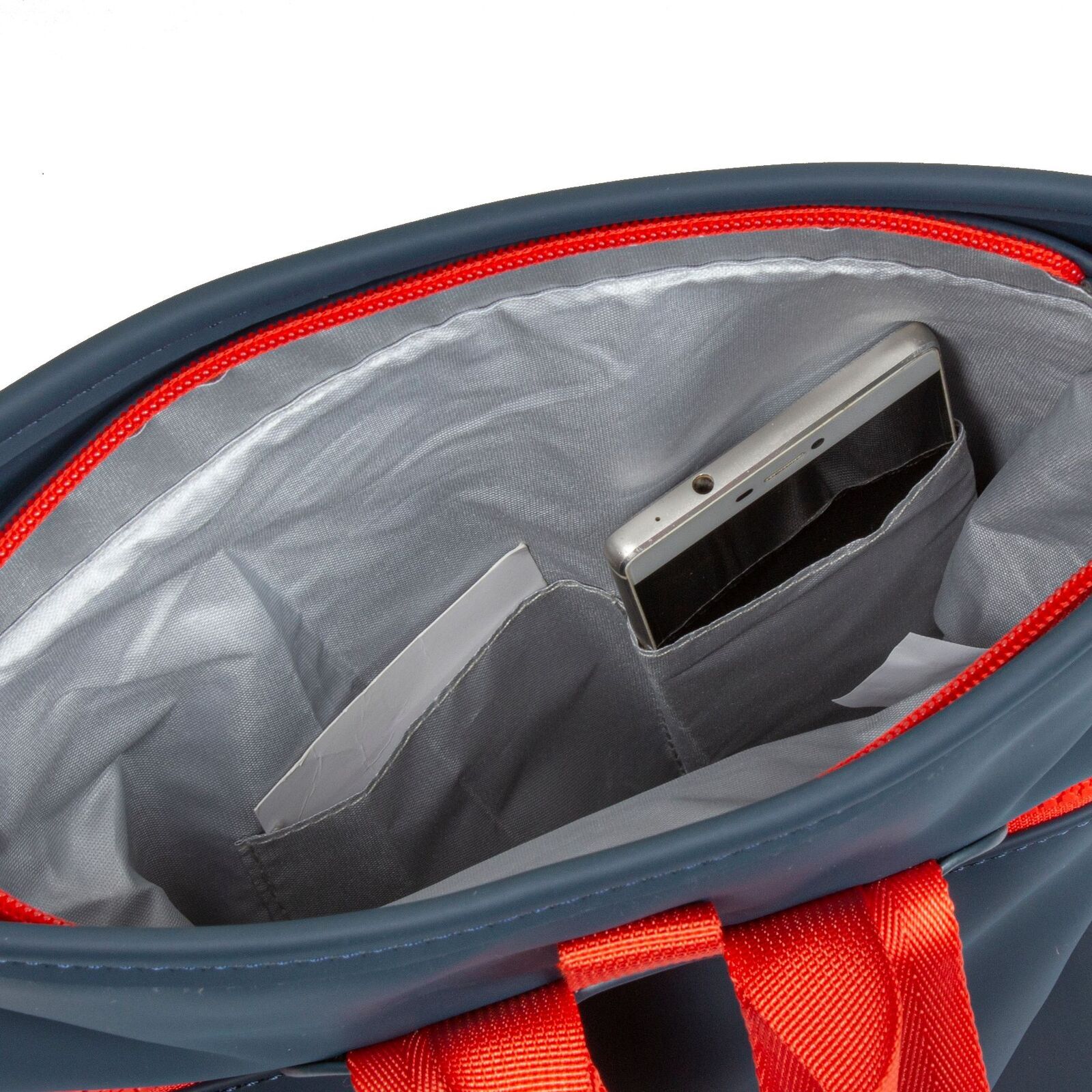 X4H8xCBQ Tim - Los Angeles Rolltop Mini Rucksack navy/rot