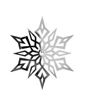 Dekohänger Kado silber 7cm