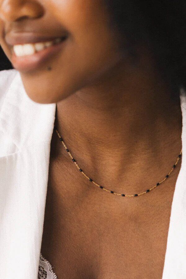 Blütentee - Fleur de Thé - Armband mit schwarzen Perlen 200g Blütentee - Fleur de Thé - Armband mit schwarzen Perlen 200g