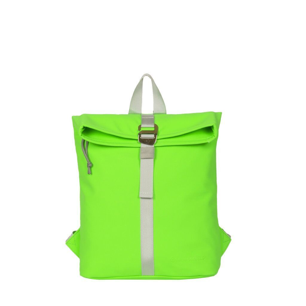 new-rebels-mart-rolltop-rucksack-gruen-neon-small-1 Mart - Los Angeles Rolltop Mini Rucksack neon grün