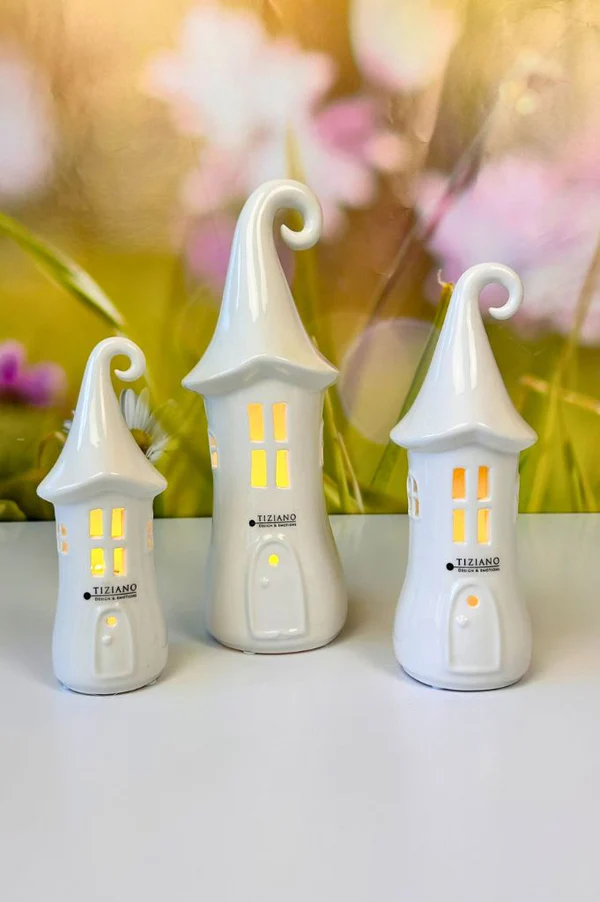 Lichthaus Malva 18cm LED cremeweiß
