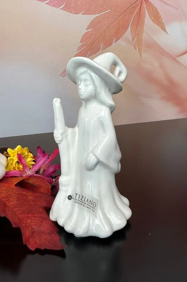 Hexe Franca 17cm cremeweiß