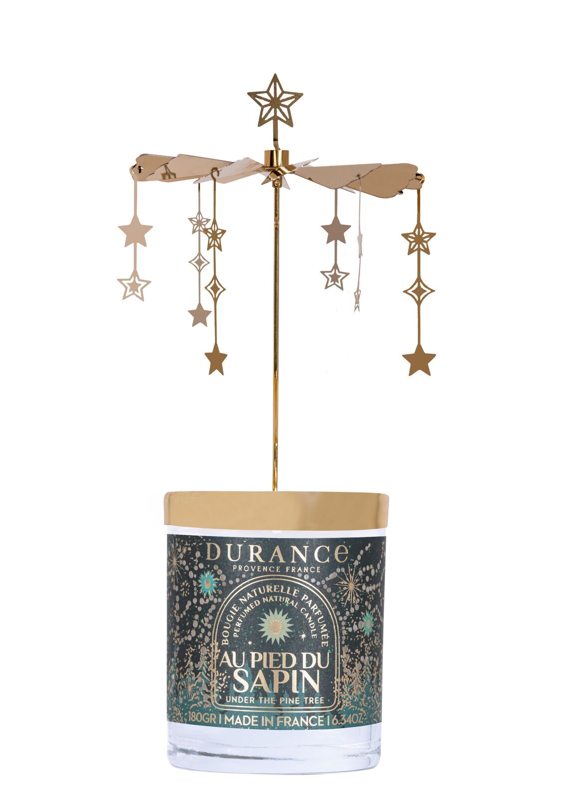 Am Tannenbaum - Set mit Karussel und Duftkerze 180g