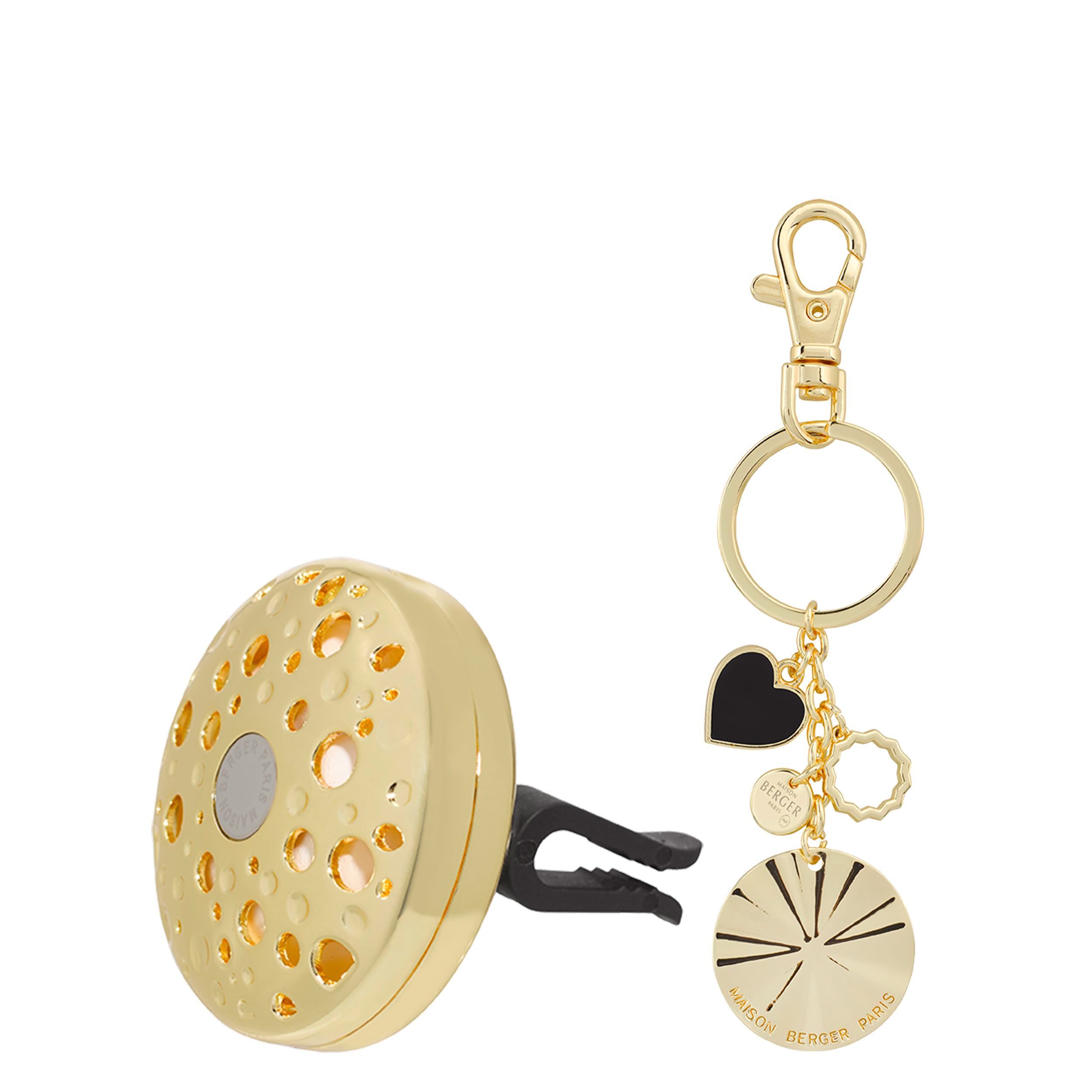 Ophelia - Florale Harmonie Gold Autoduft & Schlüsselanhänger Geschenkset Ophelia - Florale Harmonie Gold Autoduft & Schlüsselanhänger Geschenkset