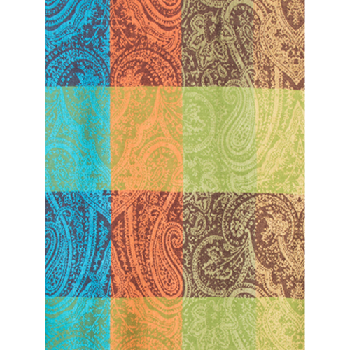 Jaquard-Schal Orange 09