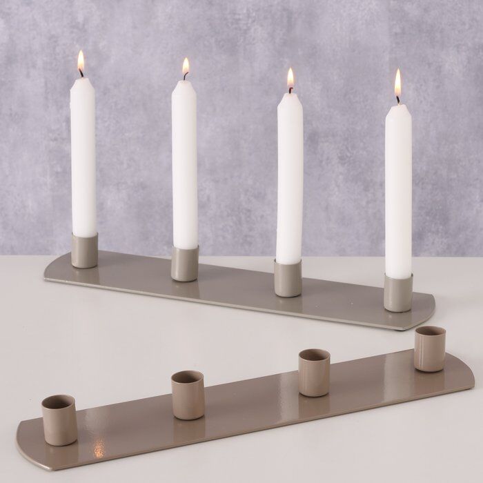 Ambientebild-IegLGECR-large Kerzenleuchter Pleyra beige 30cm