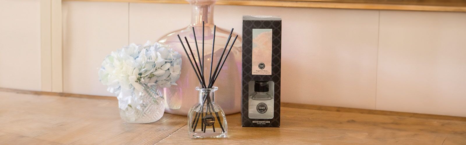 Bridgewater Candle, Raumduft, Reed Diffuser, Stäbchen Diffuser, Bouquet, flammenloser Duft, Sugared Skies
