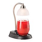 AURORA Lampe Kerzenwärmer (schwarz/silber)