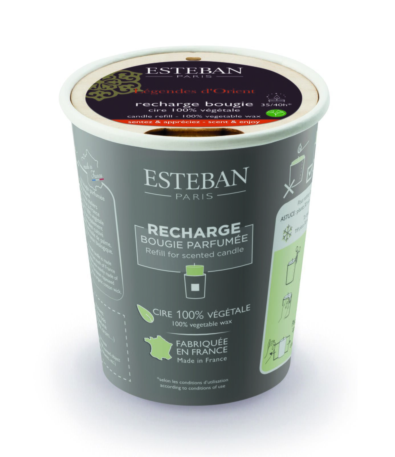 LEG-031_1 Legenden des Orients Nachfüller für Duftkerze 170g