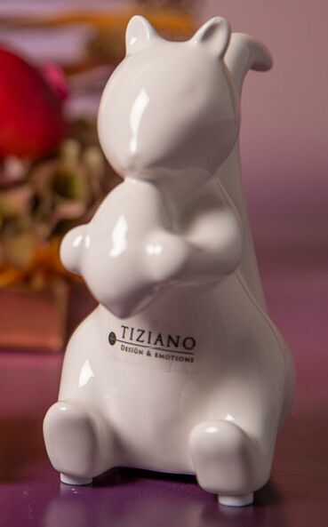 Silvino1 Eichhörnchen Silvino sitzend 7,5cm cremeweiß